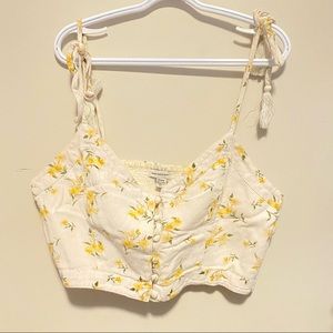 Floral crop top
